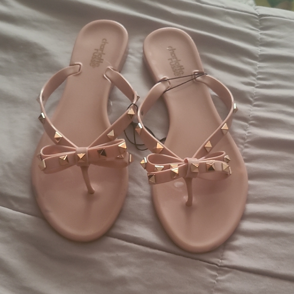 Studded Pink Sandals
